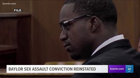 Baylor Sex Assault Conviction Reinstated Youtube