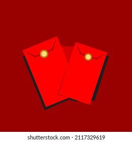 Simple Red Ampao Background Illustration Stock Illustration 2117329619 ...