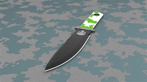 Zombie Apocalypse Survival Knife Set 3d Model Cgtrader