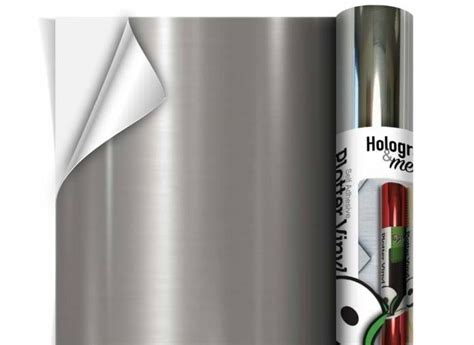 Metallic Vinyl 610mm - Silver - The Mulberry Bush