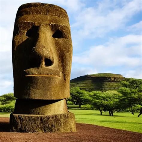 Moai Statue Giving A Ted Talk Stable Diffusion OpenArt