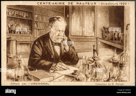 Louis Pasteur French Chemist Microbiologist High Resolution Stock