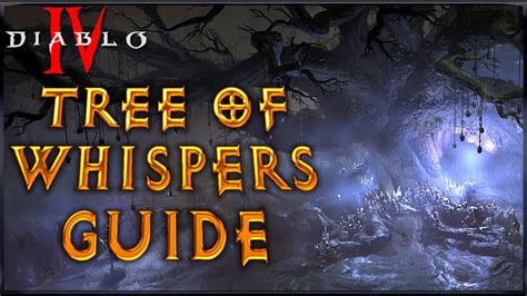 Tree Of Whispers Guide Diablo Youtube