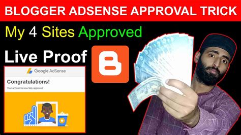 Google AdSense Approval Trick For Blogger Blogger AdSense Approval