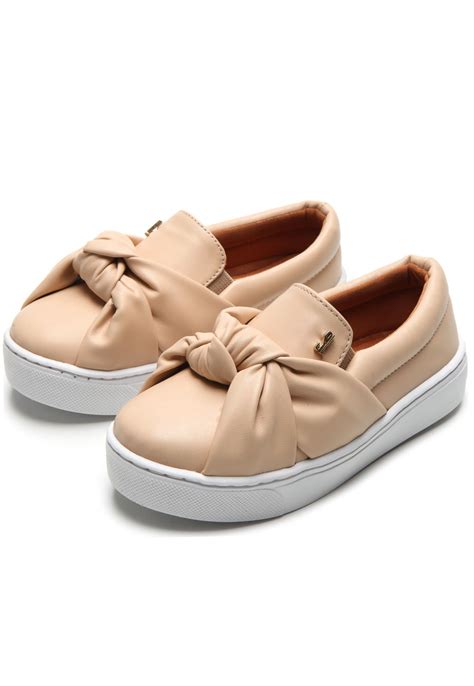 Slip On Santa Lolla Menina Nó Nude Compre Agora Dafiti Brasil