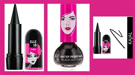 Elle 18 Eyeliner And Kajal Review Youtube