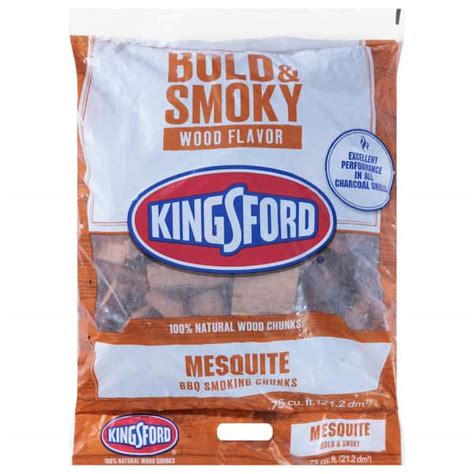 Kingsford 75 Cu Ft Bbq Mesquite Wood Chunks 100524115 The Home Depot