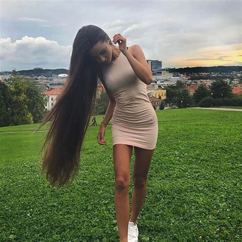 longhair brunette lithuanian girl vilnius happy Красота Красавица