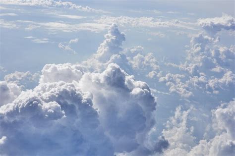 Premium Photo | Clouds view from the plane window