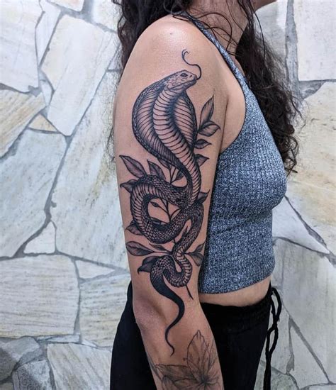 Best Snake Tattoo Artist Tattoo Arm Snake Around Tattoos Cobra