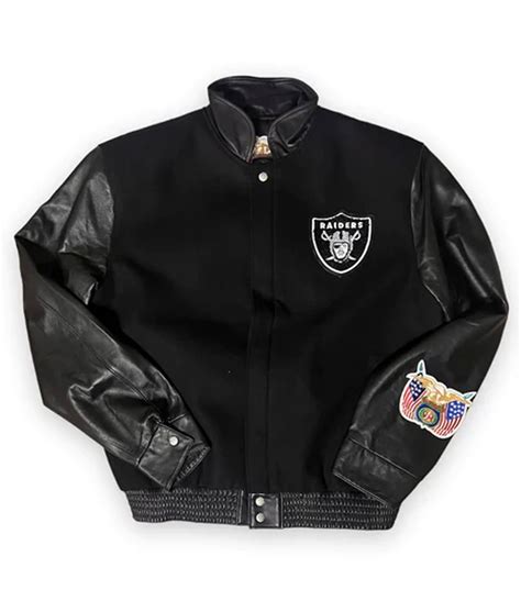 Las Vegas Raiders Wool Leather Varsity Jacket