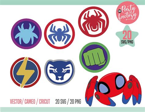 spidey   amazing friends svg  clipart spidey  friends