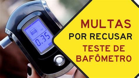 Como recorrer de multa por recusa ao teste de bafômetro Cancelando