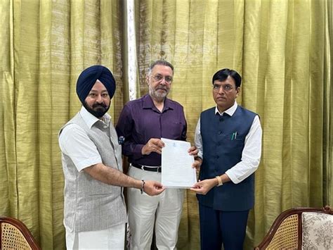 Punjab Health Minister Dr Balbir Singh Calls On Union Health Minister