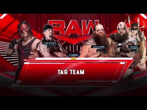 Brothers Of Destruction Vs The Viking Raiders July Raw Wwe K