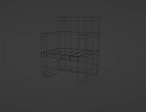 Wooden Chair 3d Model Turbosquid 2119464