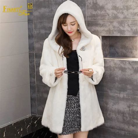 Women Genuine Mink Fur Clothes Hat Full Pelt New Long Winter Warm Fashion Real Mink Fur Coat