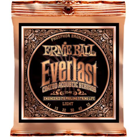 Ernie Ball Everlast 2548 Phosphor Acoustic Guitar Strings 11-52 ...