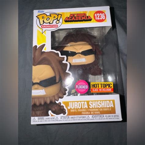 Funko Toys Funko Pop Vinyl My Hero Academia Jurota Shishida Flocked Hot Topic Ht Poshmark