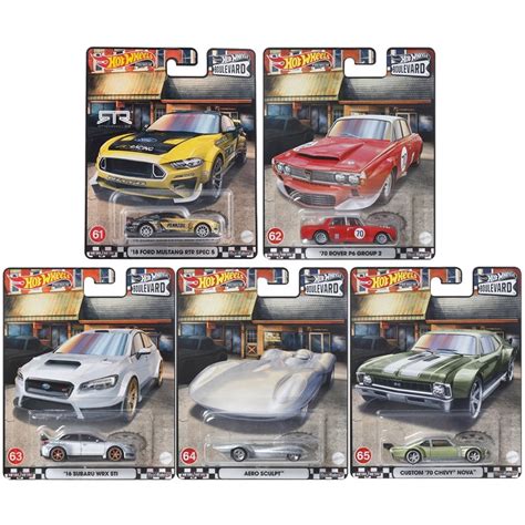 Hot Wheels Boulevard Premium SET COMPLETO Shopee Brasil