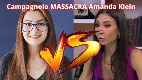 Ana Caroline Campagnolo Massacra Amanda Klein Feminista YouTube