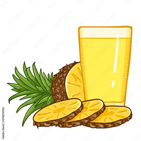 Glass Of Pineapple Juice