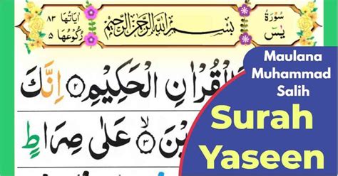 Yasin, Ya-sin or Yaseen index - Learn Quran Basics