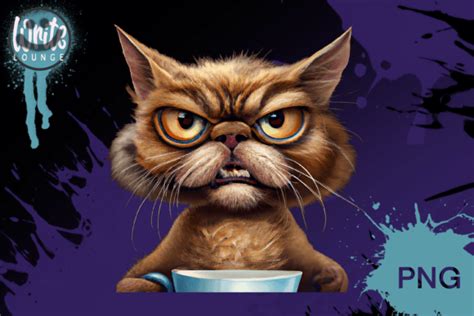Grumpy Cat Coffee Graphic By Writelounge · Creative Fabrica
