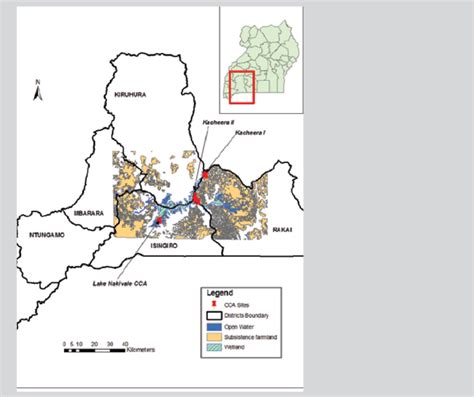 Map of South Western Uganda showing CCA sites | Download Scientific Diagram