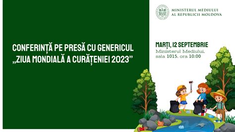 RLIVE Conferință de presă organizată de Ministerul Mediului dedicată