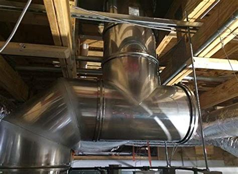 Single Wall Stainless Steel Pre Engineered Grease Duct Used For The