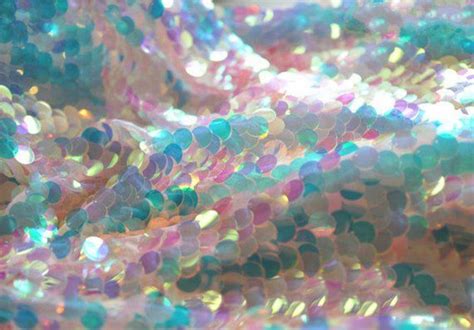 1yard Iridescent Pink Round Sequin Fabric Mermaid Sequin Fabric 18mm