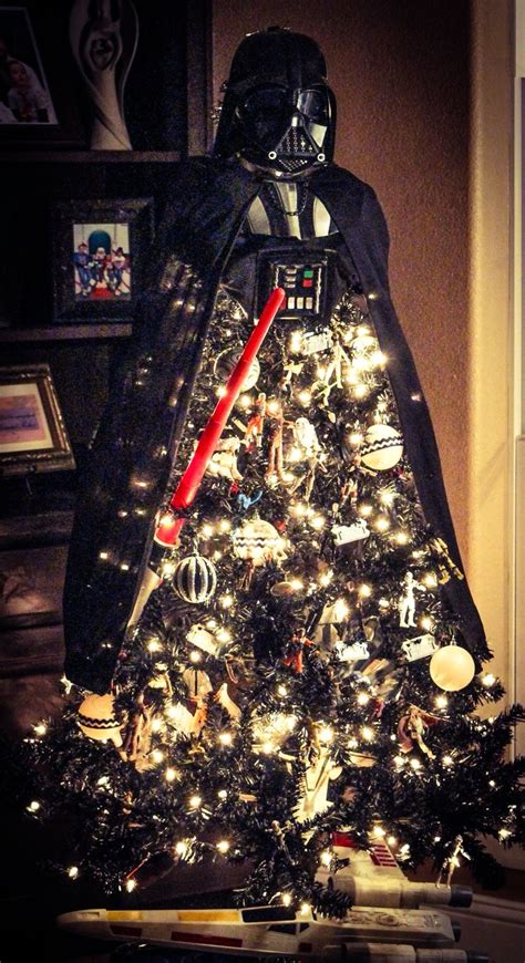 Darth Vader Star Wars Christmas Tree | Disney christmas tree, Darth ...