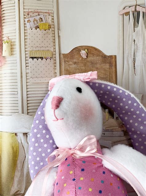 First doll Bunny friendly baby toy Stuffed bunny rabbit plush toy doll ...