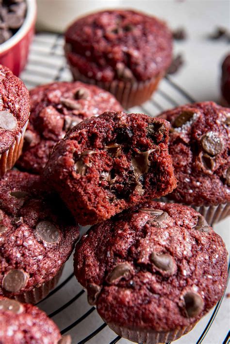 Red Velvet Muffins The Crumby Kitchen