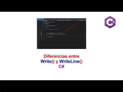 diferencias entre write  writeline  youtube
