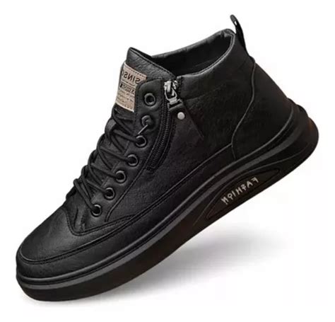 Botas Premium De Piel Nude Con Cremallera Para Hombre Mercadolibre