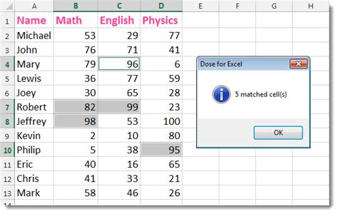 Excel Select Specific Cells Zbrainsoft