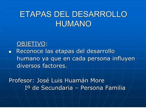 Ppt Etapas Del Desarrollo Humano Powerpoint Presentation Free