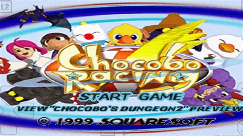 Chocobo Racing Ps Youtube