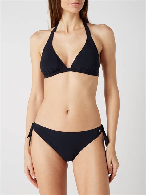Marc O Polo Bikini Oberteil In Triangel Form Mit Neckholder Marine Online Kaufen