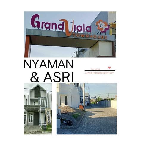 Jual Rumah Nyaman Dan Asri Tipe 81 121 Baru Syariah Di Ponorogo Kota