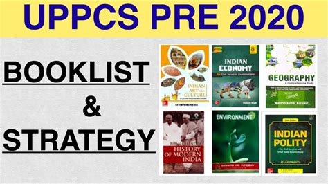 UPPCS PRE BOOKLIST Preparation Strategy Books Test Series Current