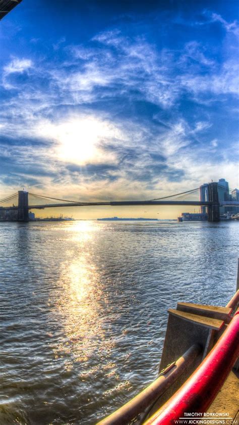 Brooklyn Bridge NYC. Yes it does look this nice in the morning and ...