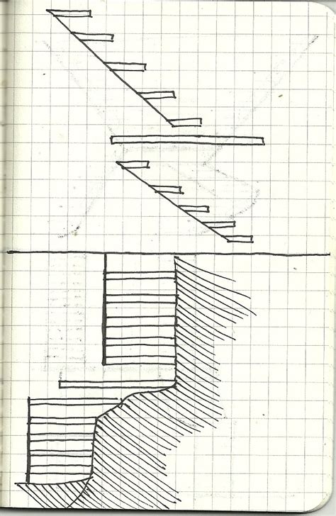 Joshua Yong Stairs Section Drawings