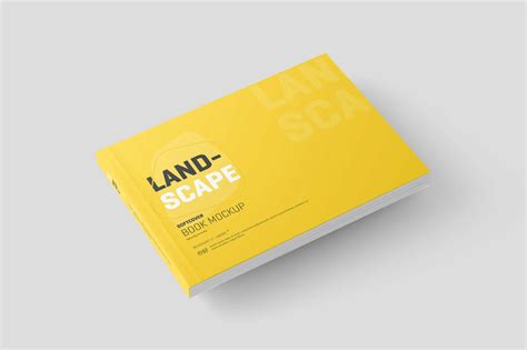 Landscape Softcover Book Mockup Masterbundles