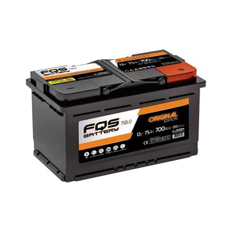 Bateria coche FQS 75AH 12v Baterías online Baterías para coches