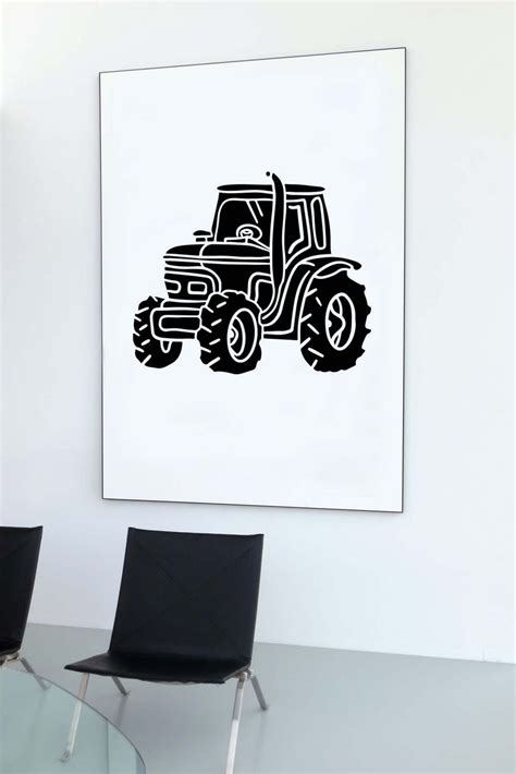 Tractor Svg Wheel Svg Farm Svg Tractors Silhouette Clipart Cut