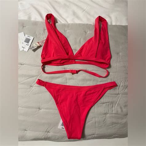 L Space Swim Nwt Lspace Hot Cherry Bikini Set Poshmark
