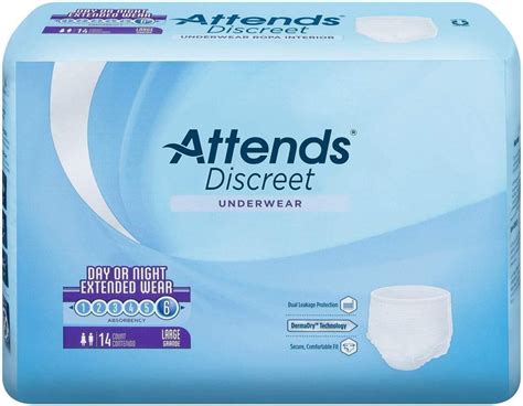 Attends Overnight Unisex Incontinence Protective Underwear With